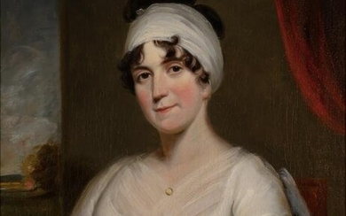 Follower of John Hoppner Portrait of a Lady in White