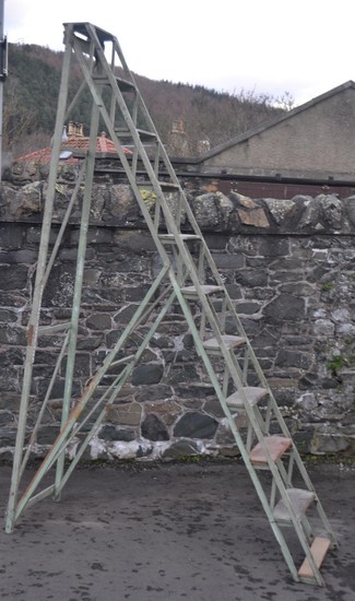 French Chateaux ladders - used at a french Chateaux for clea...