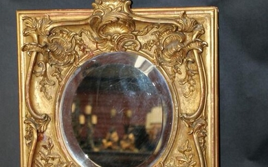 French Louis XV gold leaf mirror