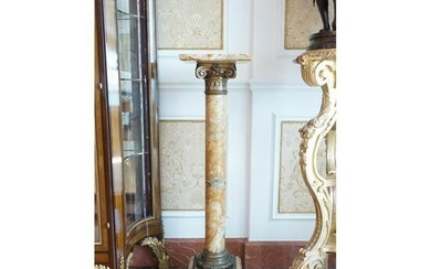 French Marble Pedestal