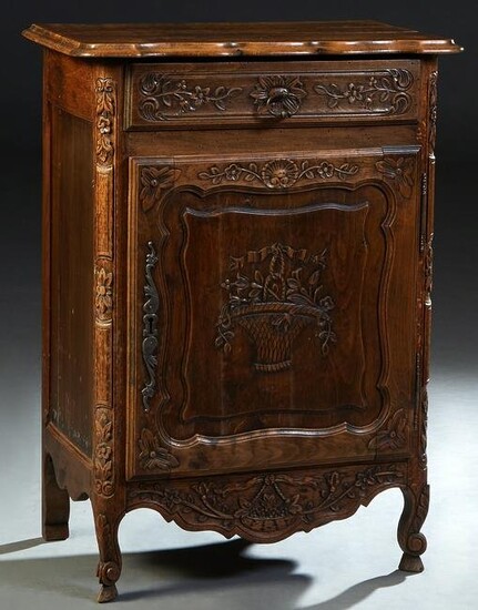 French Provincial Louis XV Style Carved Beech