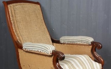 French Restoration Library Chair