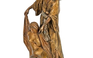 G. LICHTENBERG (XX) Marchand d’esclave, 1922 Bronze de Vienne Signé et daté "G. Lichtenberg 1922"...