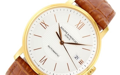 Gentleman's Baume & Mercier Gold 'Classima' Wristwatch