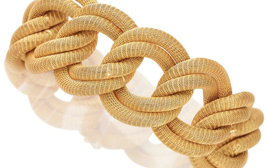 Gold Bracelet Metal: 18k gold Weight: 129.93 grams Dimensions:...
