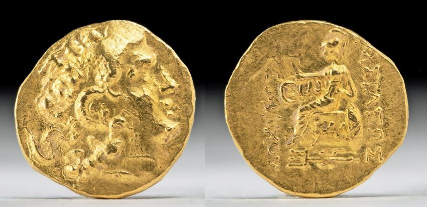 Greek / Thracian Kingdom Gold Stater of Lysimachus