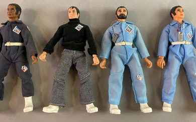 Group of 4 Mego Action Jackson Action Figures