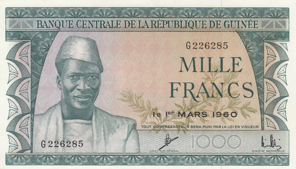 Guinea 1000 Francs 1960