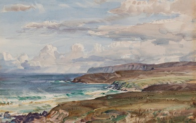 HANS HEYSEN (1877-1968), From the Bluff, Encounter Bay, Victor Harbour, South Australia 1954