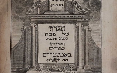 Haggadah shel Pesach, Ma'aleh Beit Chorin. Amsterdam, 1781. With the Map