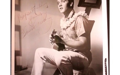 Hand Signed Elvis Presley photo from Blue Hawaii*^^^