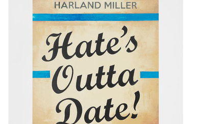 Harland Miller (British, born 1964) Hate's Outta Date (Blue)