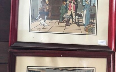 Harry Elliot 2 gravures 22 x 32 cm - Lot 40 - Richard Maison de ventes