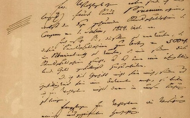 Humboldt, Wilhelm von Eigenhändiger Brief mit
