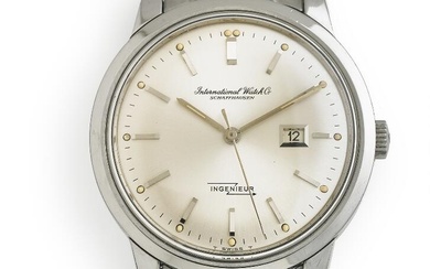 IWC A wristwatch of steel. Model Ingenieur, ref. 666 AD. Mechanical movement...