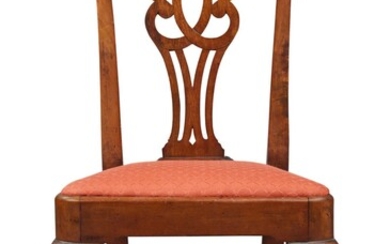Important Chippendale Carved Mahogany Compass Seat Side Chair, Attributed to John Townsend (1733-1809), Newport, Rhode Island, circa 1770
