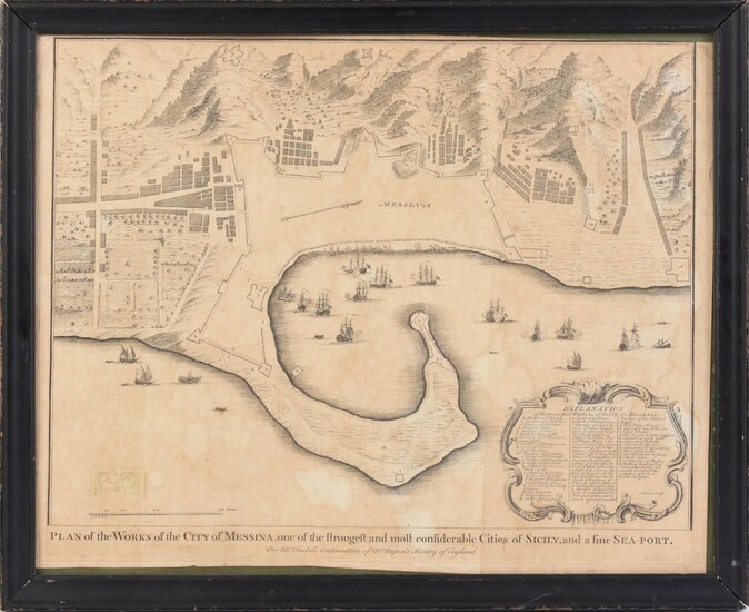 Isaac Basire. Plan of Messina.