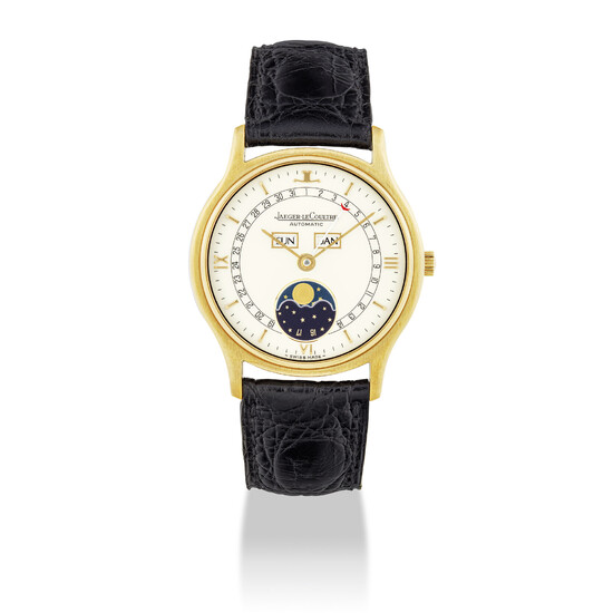 JAEGER-LECOULTRE, GOLD TRIPLE CALENDAR AND MOON PHASES