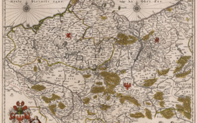 Janssonius, Johannes Brandenburgum Marchionatus, cum Ducatibus, Pomeraniae et Meklenburgi