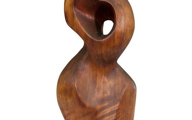 Jean Sampson Modern Abstract Wood Sculpture