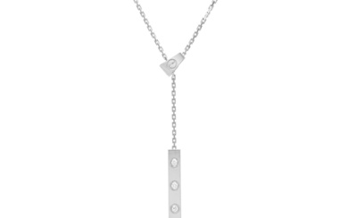 Jewellery Necklace CARTIER, Love Bar Necklace, 18K white gold,...