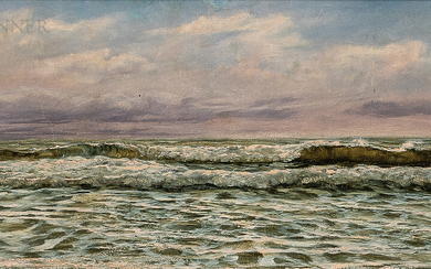 John Brett (British, 1831-1902) Seascape