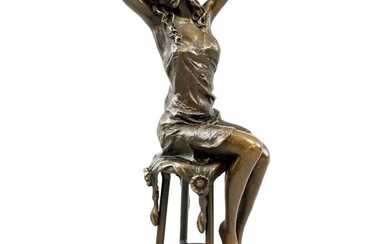 Josephine, A Bronze Figurine By "Pierre Collinet"