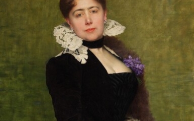 Jules Joseph Lefebvre Portrait of a Lady