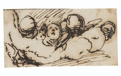 Jusepe de Ribera, called Lo Spagnoletto (Valencia 1591-1652 Naples), Six cherubs in the clouds