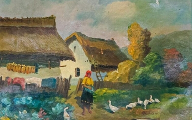 Kelossvary Continental Oil on Canvas