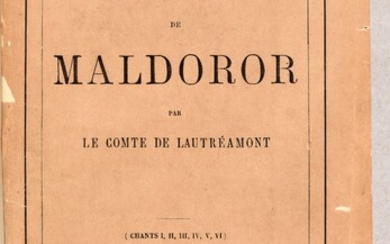 LAUTRÉAMONT Les chants de Maldoror. (Chants I, II, III, IV, V, VI). Paris ; Bruxelles...