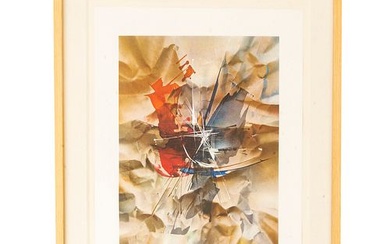 LEONARDO NIERMAN, Resplandor, Firmada, Litografía en placa de zinc, 76 x 56 cm