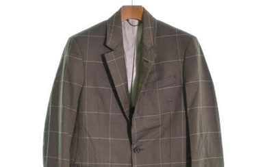 LOUIS VUITTON Tailored jacket BrownxWhite(Check Pattern)