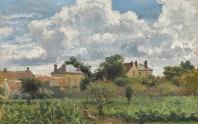 L'allée des vignes à Pontoise, Camille Pissarro