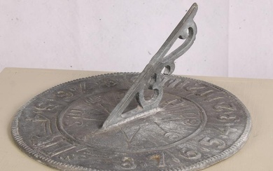Large Diameter Sundial, English Lead