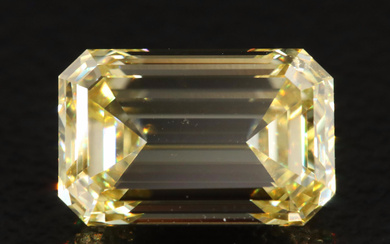 Loose 2.24 CT Lab Grown Fancy Yellow Diamond