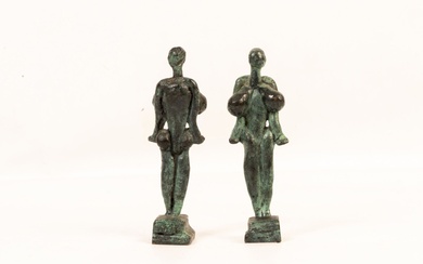 Louis CANE (né en 1943) Statuettes en bronze... - Lot 240 - Alexandre Landre Paris