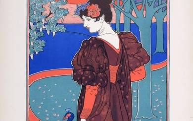 Louis Rhead - La Femme au Paon, 1897