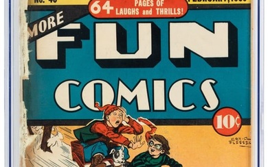 MORE FUN COMICS #40 * Only Six on Census