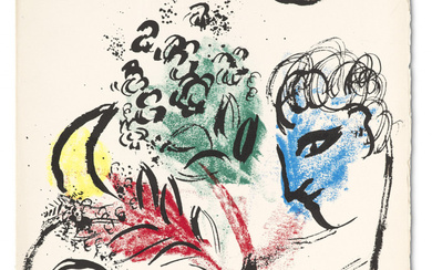 Marc Chagall. Original-Farblithographie für …