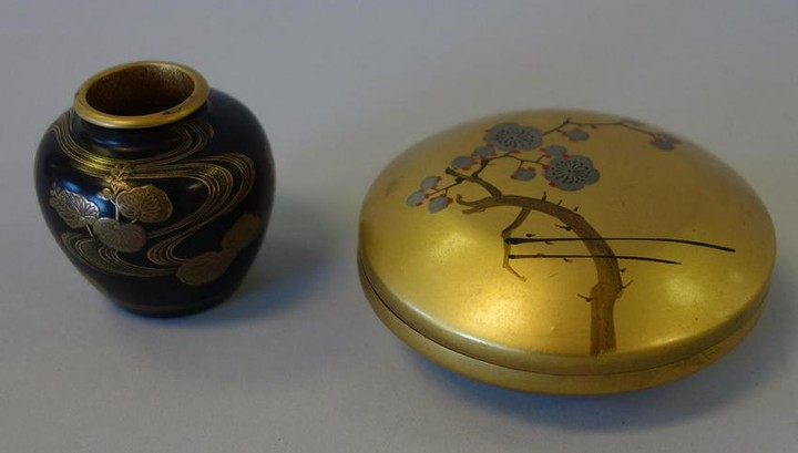 Miniature Lacquer Jar & Kogo Box, Gen Stilwell