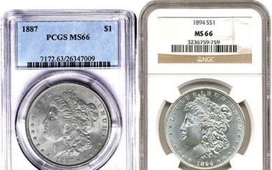 Morgan Silver Dollar Coin MS66