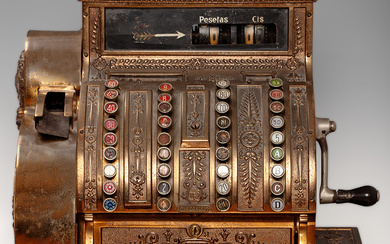 NATIONAL cash register, United States, late 19th century.