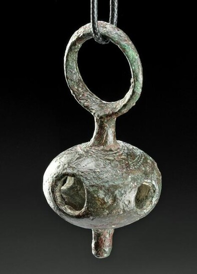 Necklace w/ Roman Bronze Plumb Bob
