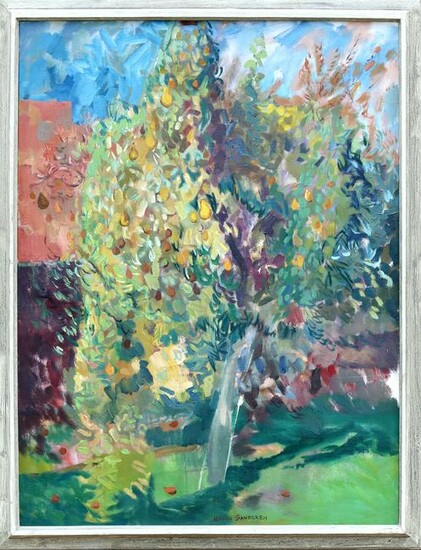 Nelson Sandgren, Pear Tree, Oil Painting