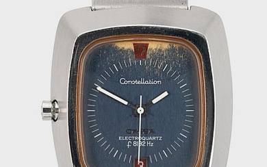 Omega - A steel 'Constellation Electroquartz Pupitre' wristwatch