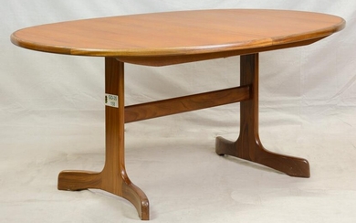 Oval Mid Century Modern Teak Dining Table By G-plan