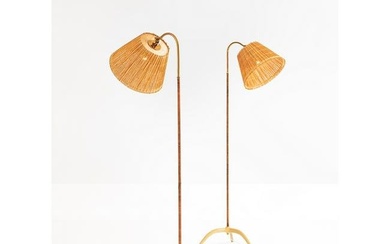 Paavo Tynell (1890-1973) Pair of floor lamps, model no. 9609