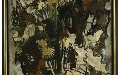 Paintings, engravings, etc. - Frans Hollaardt (1916-1993), flower still life, oil on canvas, signed -71 x 52 cm