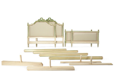 Pair of Louis XV-style Painted Beds